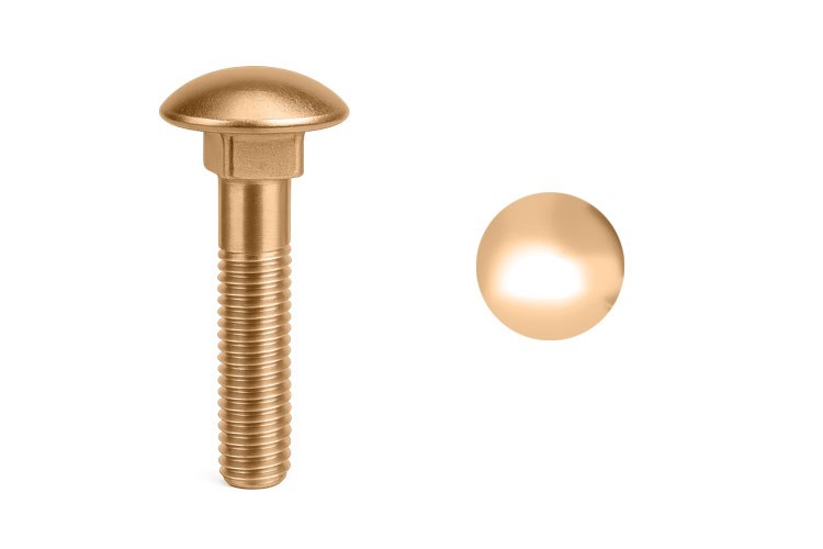 Brass fasteners for decorative applications