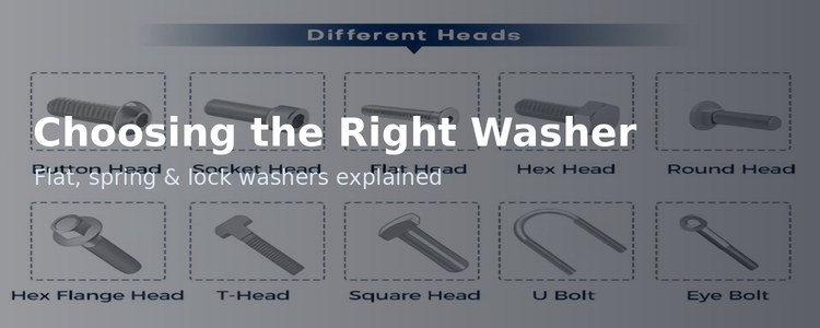How to Choose the Right Washer: Flat, Spring & Lock Washers